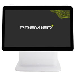 Premier TPV KT-Kiosk W Horizontal con Pantalla Táctil de 15.6, Intel N97, 8GB RAM y 128GB SSD Blanco